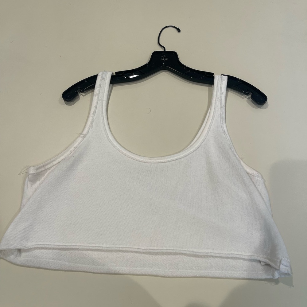 Free People White Knit Top